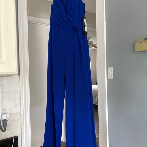 Alexander by Daymor deep V neckline long jumpsuit - Picture 3 of 5